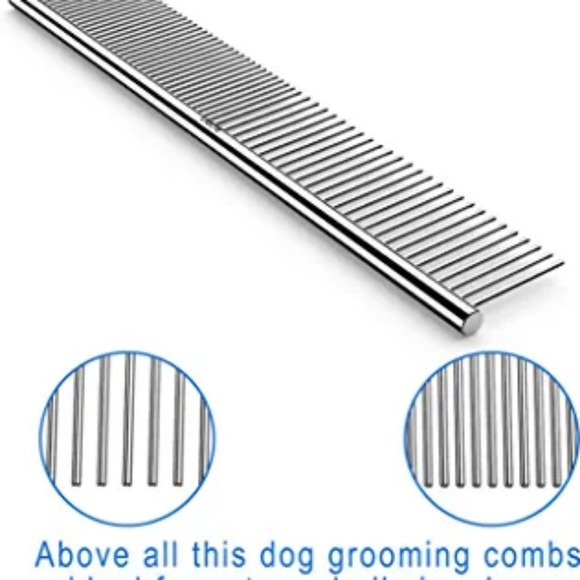 Stainless Steel Cat Comb Removing Tangles and Knots for Long/Short Haired Pets - Picture 2 of 6